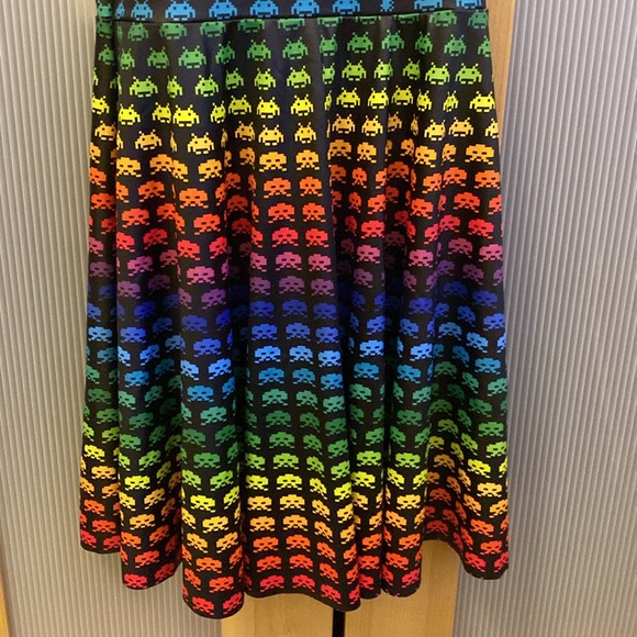 Blackmilk rainbow space invaders mini dress Size small - Picture 3 of 13